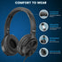15/16/17, Cowyawn USB C Headphones Wired, Over Ear USB C Wired Headphones with Microphone, Volume Control, HD Stereo
