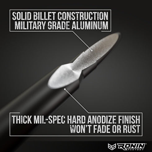 RONIN FACTORY Bullet Antenna for Chevy Silverado & GMC Sierra Trucks - 50 Cal Anti Theft Short Replacement Carwash Safe