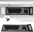 Silicone Keyboard, Foldable Soft Waterproof Rollup Keyboard for PC Laptop Notebook, 103 Keys, Mute Typing, Lightweight