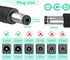 12V 2A AC Adapter, 100-240V AC to DC 50-60Hz, 12 Volt 2 Amps 24W Power Supply Converter for LED Light Security CCTV