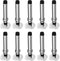 Replacement Disc Tips, High Precision Fine Point Round Disk for 2 in 1 Series Stylus Pen, Clear (Pack of 10)