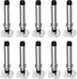 Replacement Disc Tips, High Precision Fine Point Round Disk for 2 in 1 Series Stylus Pen, Clear (Pack of 10)