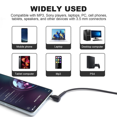 WH-1000XM5 Aux Headphone Replacement Audio Cable Cord Compatible with Sony WH-1000xm3 WH-1000XM4 WH-ch510 WH-ch710n WH-ch700n WH-xb910n MDR-XB950BT MDR-XB950N1 MDR-ZX770BN Wireless Headphones