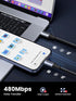 UGREEN 240W USB C to USB C Cable, 3.3FT Fast Charging for iPhone 15 Pro Max, Samsung Galaxy S24/S23, MacBook Pro/Air.