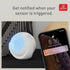Globe Electric Wi-Fi Smart Motion Detector - No Hub Required, Battery Operated, White, 50026