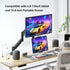 ergoiuon 4.7-15.6" 75x75 100x100,MAT002-XL Universal VESA Mount Adapter for Tablets,Monitor Arm Extension