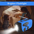Emergency Hand Crank Radio with LED Flashlight, AM/FM Portable Weather Radio, 2000mAh Power Bank Phone Charger (Blue)
