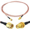 SMA Antenna Extension Cable, SMA Male to Female Bulkhead Mount RF Connector RG316, 2M 6.5Ft for Handheld Ham Radio