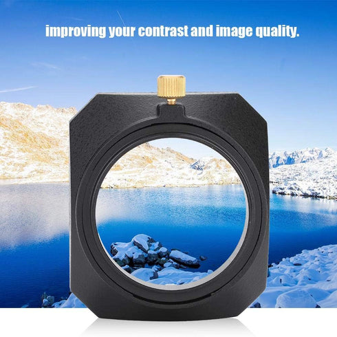 Lens Hood, Camera Lens Shade, 46mm Square DV Lens Hood for Digital Video Camera Lens Filter