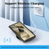 Battery Case for Galaxy S24 Ultra, 10000mAh Black - Extended Power Bank and Wireless Charger Case