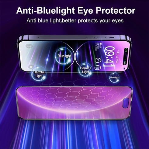 2 PACK iPhone 14 Pro Max Privacy Screen Protector - 25° Anti-Spy Tempered Glass, Easy Install, Bubble-Free, Colorful