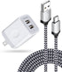 AILKIN iPhone 15 Pro Max Charger - Fast Charging USB C Type Cable + USB Wall Charger for Apple Phone