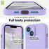 LOVE 3000 iPhone 14 Case - Light Purple, Premium Silicone, Shockproof, Soft Anti-Scratch Microfiber Lining, 6.1"