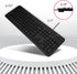 Macally Wired Full Size Keyboard, Quiet USB Keyboard for PC Desktop and Laptop, Comfortable for Typing