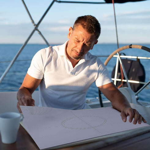 Gilprop 50 14 12.9 Inch Pcs Marine Navigation Universal Plotting Sheet x VP-OS Sheet Plotting Sheet for Marine