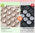 110PCS Keyboard Cover Stickers for Long Nails - Clear Glass Bubbles Long Nail Keyboard Cover, Raised Acrylic Nail Art