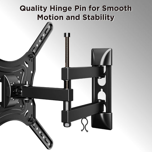 INLAND Stand(05416) 23- 55 3D +15~ -15Tilt; +90~ -90 400x400,Max 66lbs ProHT Articulating TV Wall Mount TV Full Motion