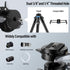 SIRUI Quick Release System Low Profile Tripod Head, 360° Panoramic Metal Ball Head Mount for Monopod, DSLR, Max Load