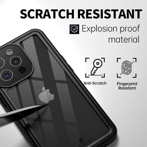 BEASTEK Waterproof Case for Apple iPhone 13 Pro Max, FSN Series, Heavy Duty Shockproof Dustproof Cover with Built-in