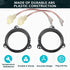 Door Speakers Adapter with Wiring Harness for Select 1998-2015 Toyota 4 Runner/RAV4/Corolla, Scion 2004-2014