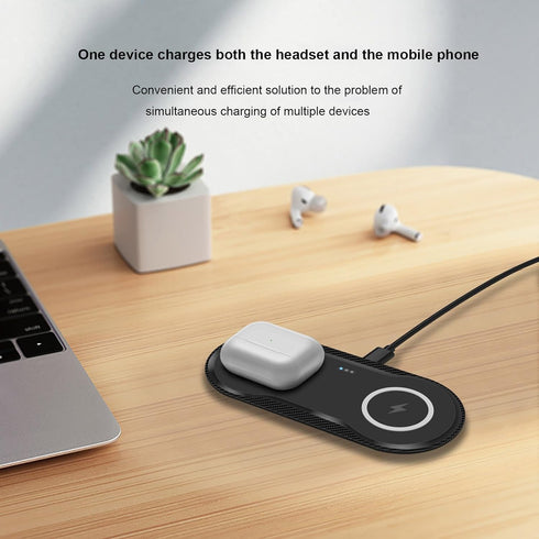Wireless Charging Pad, 30W Dual Wireless Charging Pad for iPhone 15 14 13 12 XR, Galaxy S24 S23 S22 S10, Google Pixel 8