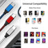 USB C to USB C Cable Nylon Braided 60W 3/3/6/6/10 FT Fast Charging Cable for iPhone 15/15 Plus/15 Pro Max, MacBook Pro