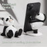 Kawaii Phone Stand for Desk, Adjustable Smartphone and Tablet Holder, Cute Panda Design, Aesthetic Room Decor (White)