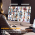 Yeenhoopy 3 Video Conference Lighting - Webcam Light for Streaming, Color Adjustable & Anti-Blue-Light, LED Monitor