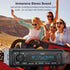 Single DIN Multimedia Car Stereo Radio, Bluetooth with Hands-Free Calling, USB Playback, AM/FM Radio Receiver Q5302