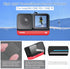 Sticky Lens Guards + Screen Protector for Insta360 ONE RS/ONE R, Twin Screen Protector Tempered Glass Film