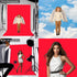 LYLYCTY 7X10 Red Backdrop for Photoshoot, Professional Photo Backdrop Background Curtain for Product Photography