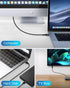 6ft, PS4, 3.0 6 USB to USB Cable Male to Male USB A To USB A Cable for WD Hard Drives, PC, Mac, Laptop, Xbox - USB Type