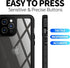 BEASTEK Waterproof Case for iPhone 12 Pro Max, NRE Series Shockproof IP68 with Built-in Screen Protector (Clear)