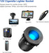 12V USB Outlet Marine Switch Panel Plug, PD3.0 Dual QC3.0 USB Ports Aluminum Car Charger with LED Voltmeter Power Switch