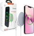 HyperGear Magnetic Fast Wireless Charger - Portable MagSafe Charging Pad for iPhone Series & Qi-Enabled Devices - White