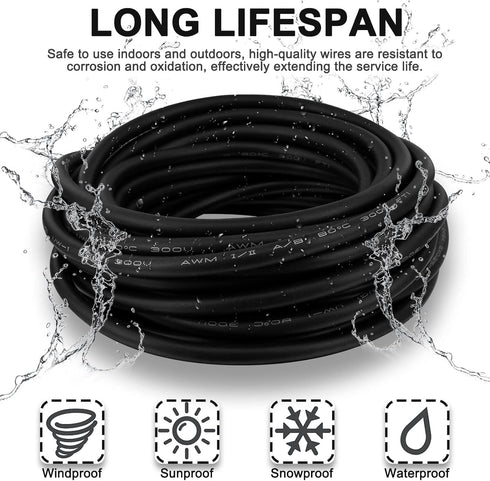 M12 Male 4 Pin Right Angle Connector, Aviation Socket Electrical Cable 6.5Ft/2M for Industrial Automation Control