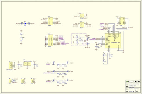 MDBT42T-DB Nordic nRF52805 Module Demo Board Dev Kit, Bluetooth Module BT5.2 (PCB Antenna)