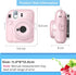 MUZIRI KINOKOO Clear Case for Fujifilm Fuji Instax Mini 12/Polaroid Mini 12 Camera, Hard PVC Protective Case Bag with