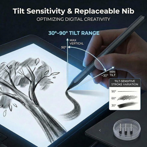 Keopien USI2.0 11,4096 Stylus Pen for Fire Max Levels Pressure Sensitivity,Eraser Button,Fast Charging,Palm