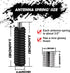SS-3H CB Antenna Spring, Heavy Duty Stainless Steel Mount Spring for Mobile CB Radio Antenna