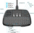 Miritz A3 -2.4GHz 7-Clolor TV/PS4/MacOS/Tablet Mini Keyboard with Touchpad & Bluetooth Dual-Mode, Backlit