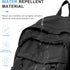 Lightweight Black College Backpack for Women and Men, Cute School Bag for Teens, Waterproof Casual Daypack