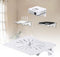 MAWADA Mini Projectors Shelf for Wall, Foldable Mount with Aluminum Alloy Shelf for