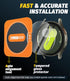 Orzero (3 Pack) Tempered Glass Screen Protector for Samsung Galaxy Watch 7 44mm with Auto Alignment Tool