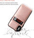KIHUWEY Compatible with iPhone Xs Max Case Wallet, Premium Leather Magnetic Clasp Protective Cover, Rose Gold