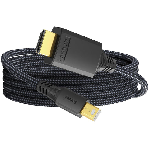 Mini DisplayPort to HDMI Cable 6ft, 4K Thunderbolt 1/2 (Mini DP) to