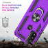LeYi Case for Moto G Pure, G Power 2022 / G Play 2023, with Tempered Glass Screen Protector, Purple