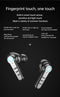 True Wireless Earbuds, 2024 Bluetooth Headphones 5.3 with Waterproof Touch Control and LED Power Display