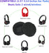PChero 2 Pairs Washable Headphone Ear Pads Covers for Gym Training, Aviation, Gaming On-Ear Headphones, Fit 1.57" -