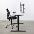 VIVO Steel Reinforcement Bracket Mount Plate for Thin Glass Table Tops, Clamp Compatible with Monitor Stands
